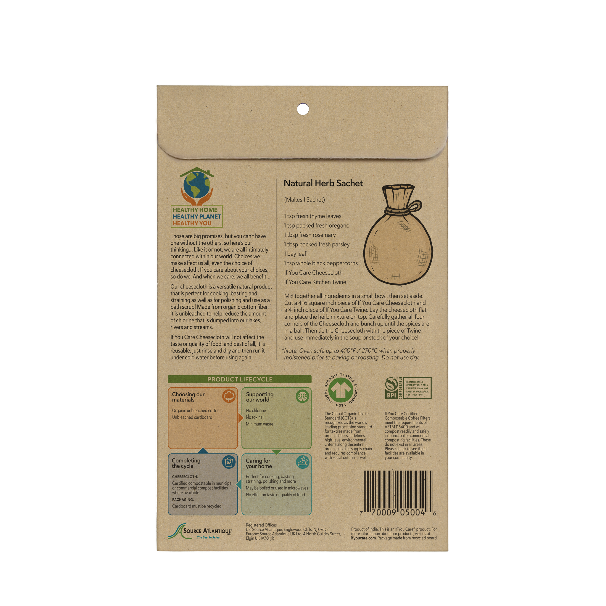 Certified Organic Cheesecloth