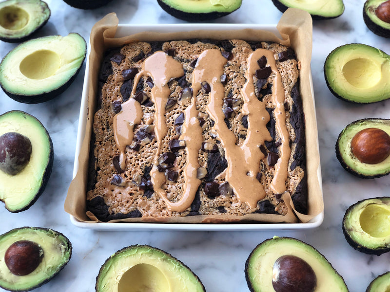 Avocado and Black Bean Brownies