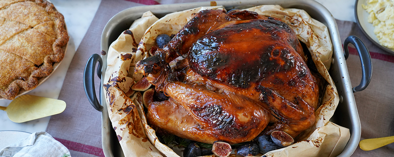 Fig and Cider Glazed Turkey 