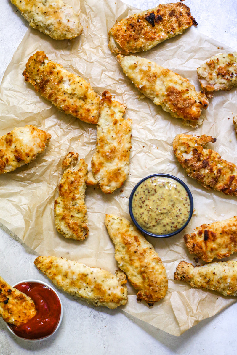 Gluten Free Chicken Tenders with Honey Mustard Dipping Sauce