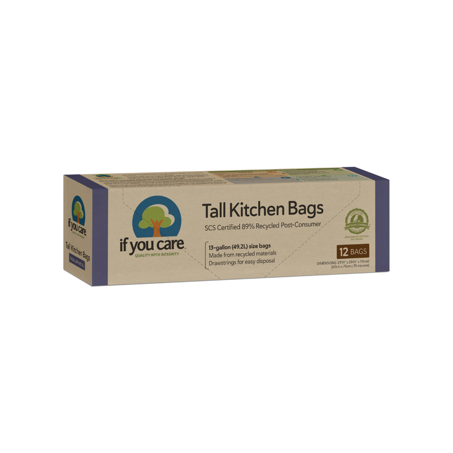 13 Gallon Recycled Trash Bags