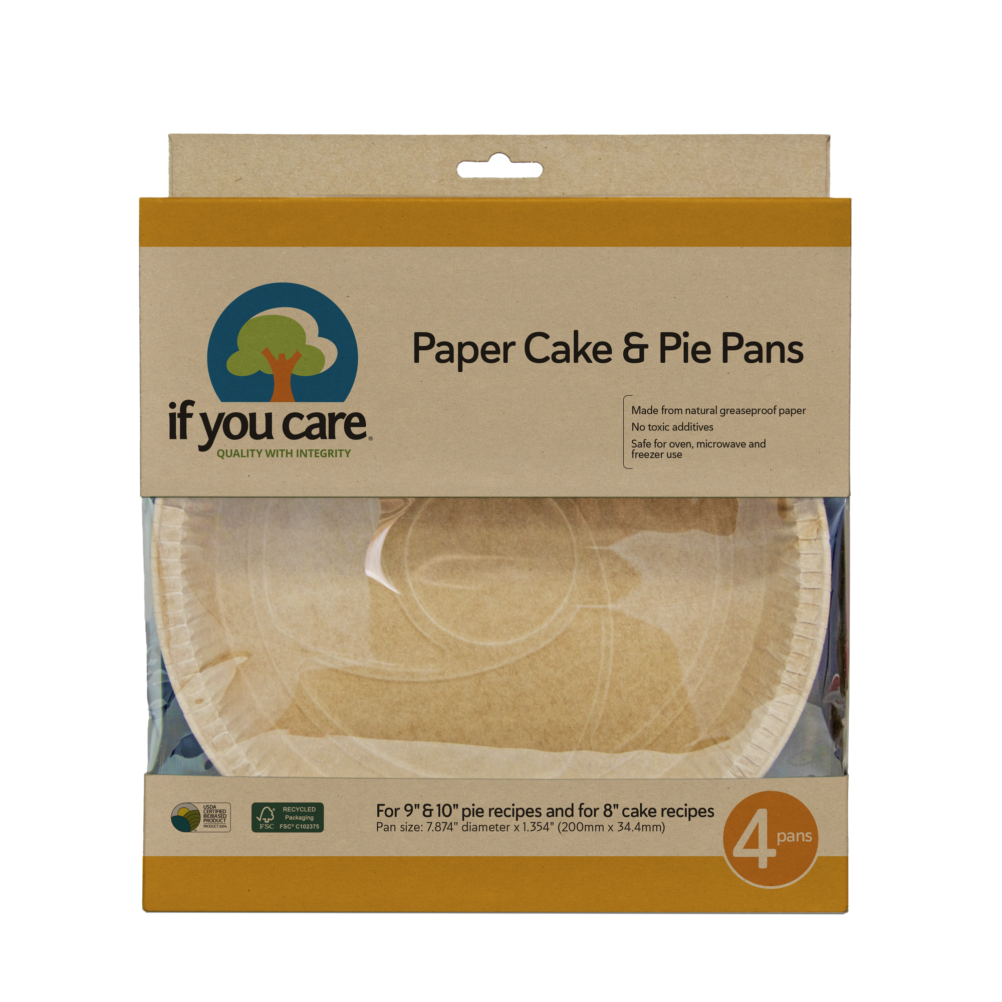 Paper Cake and Pie Pans