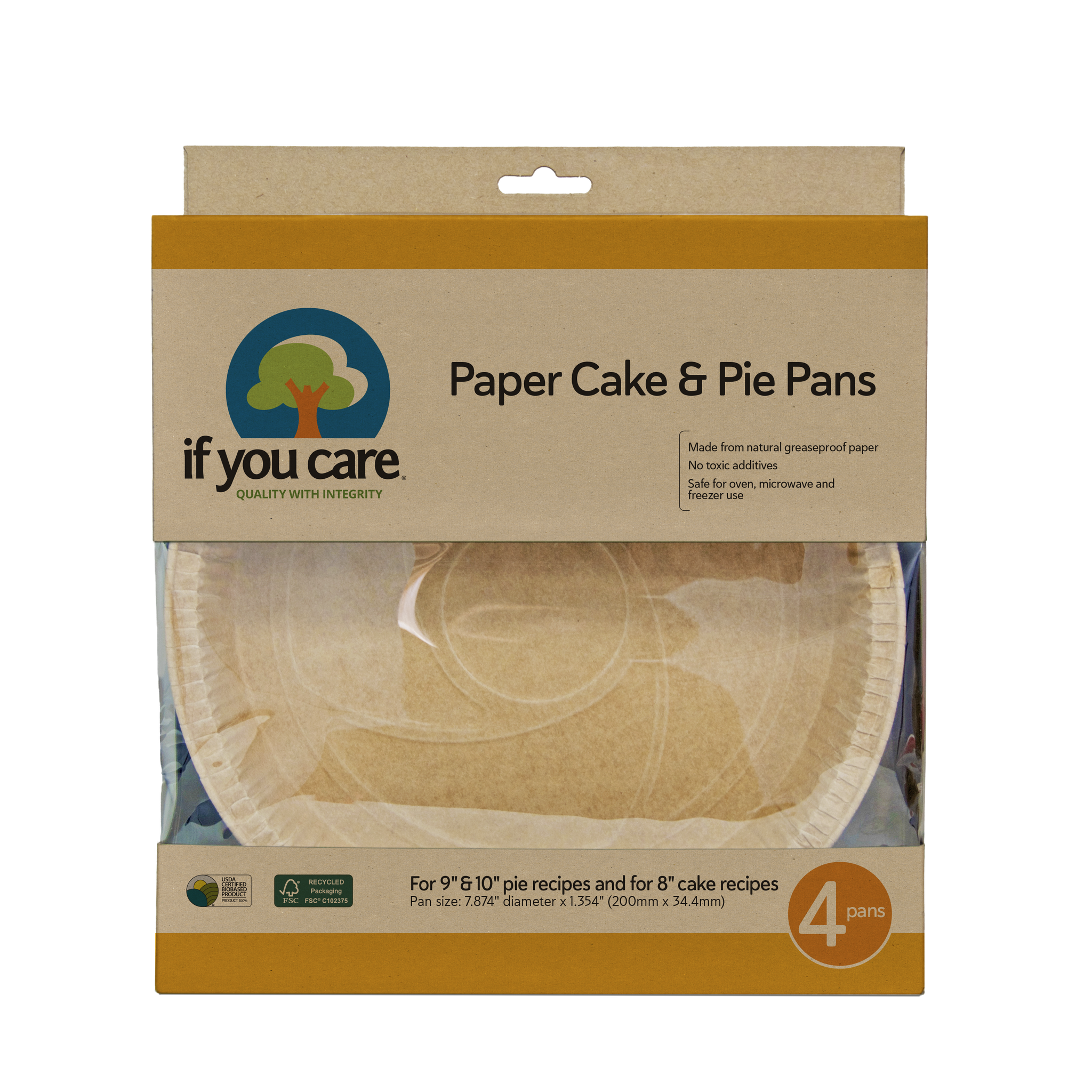 Paper Cake and Pie Pans