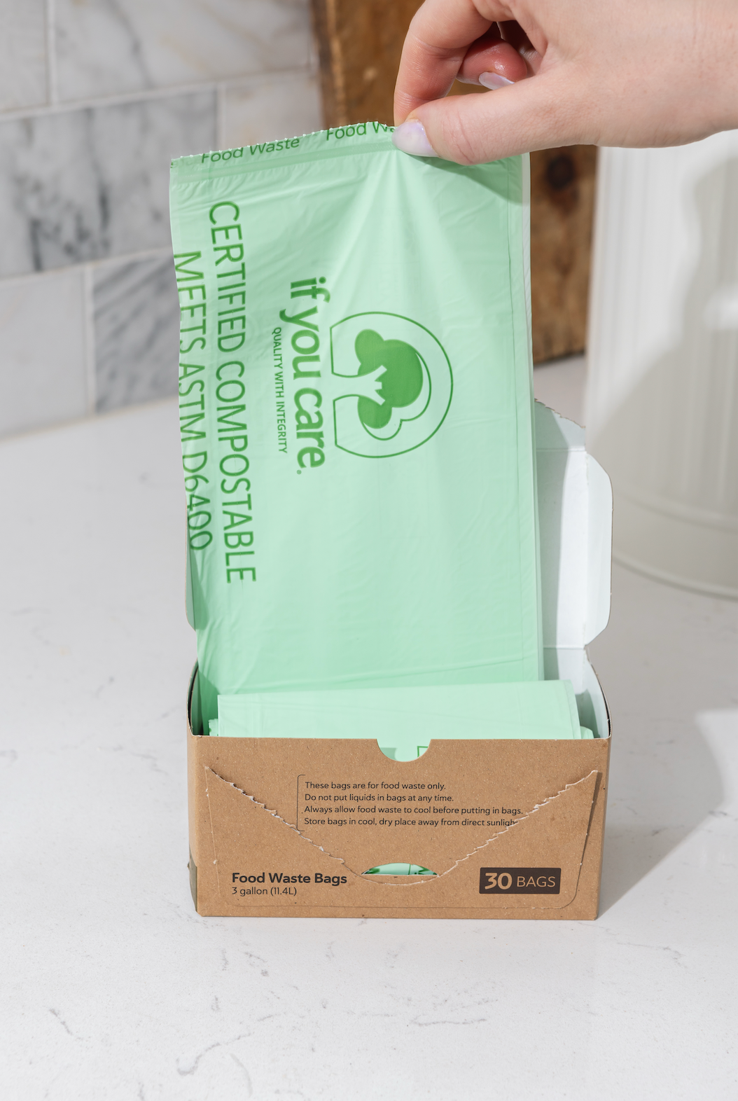 3 Gallon Compostable Trash Bags