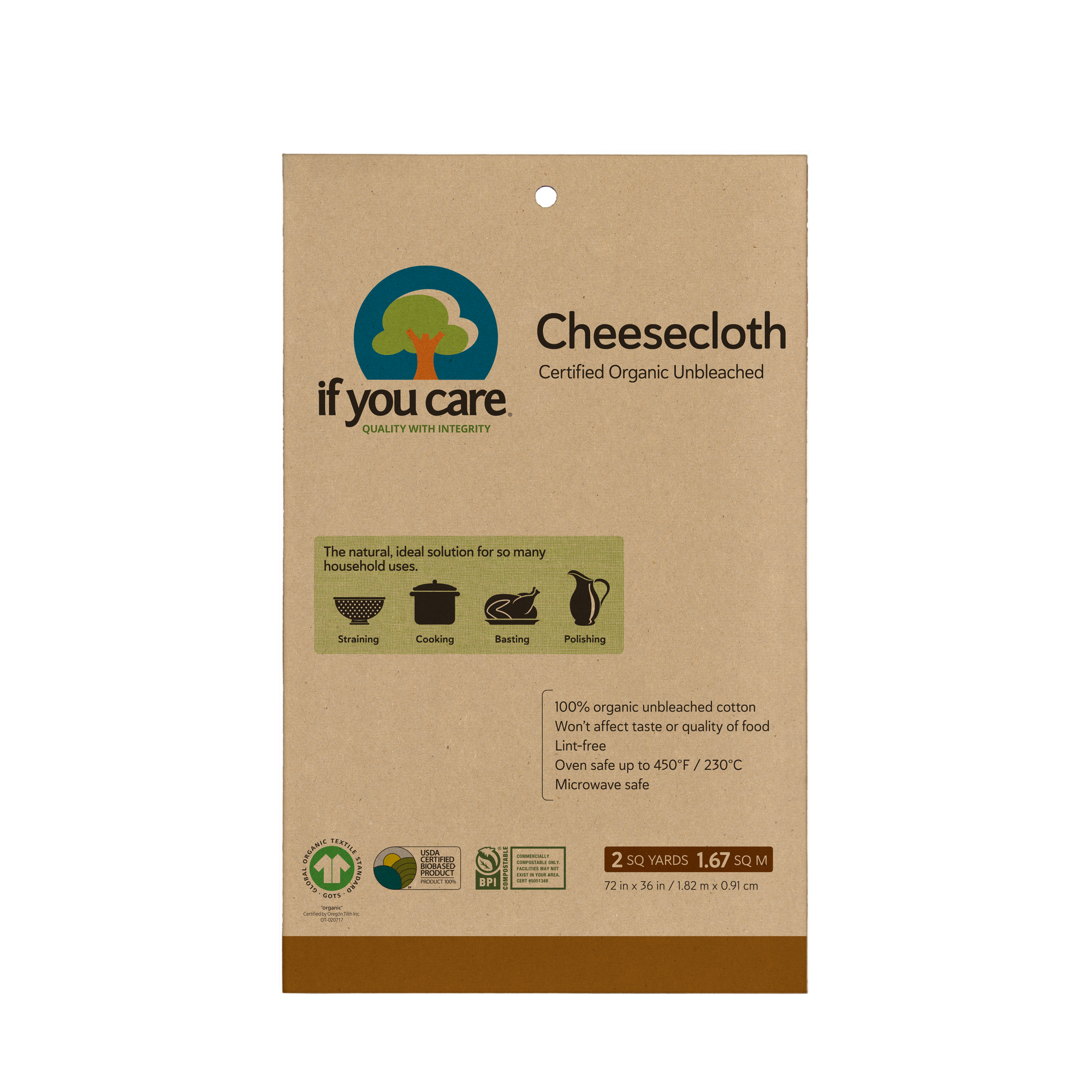 Certified Organic Cheesecloth
