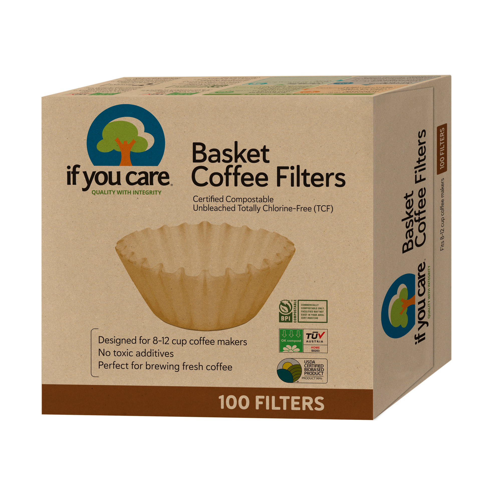 8" Basket Coffee Filters