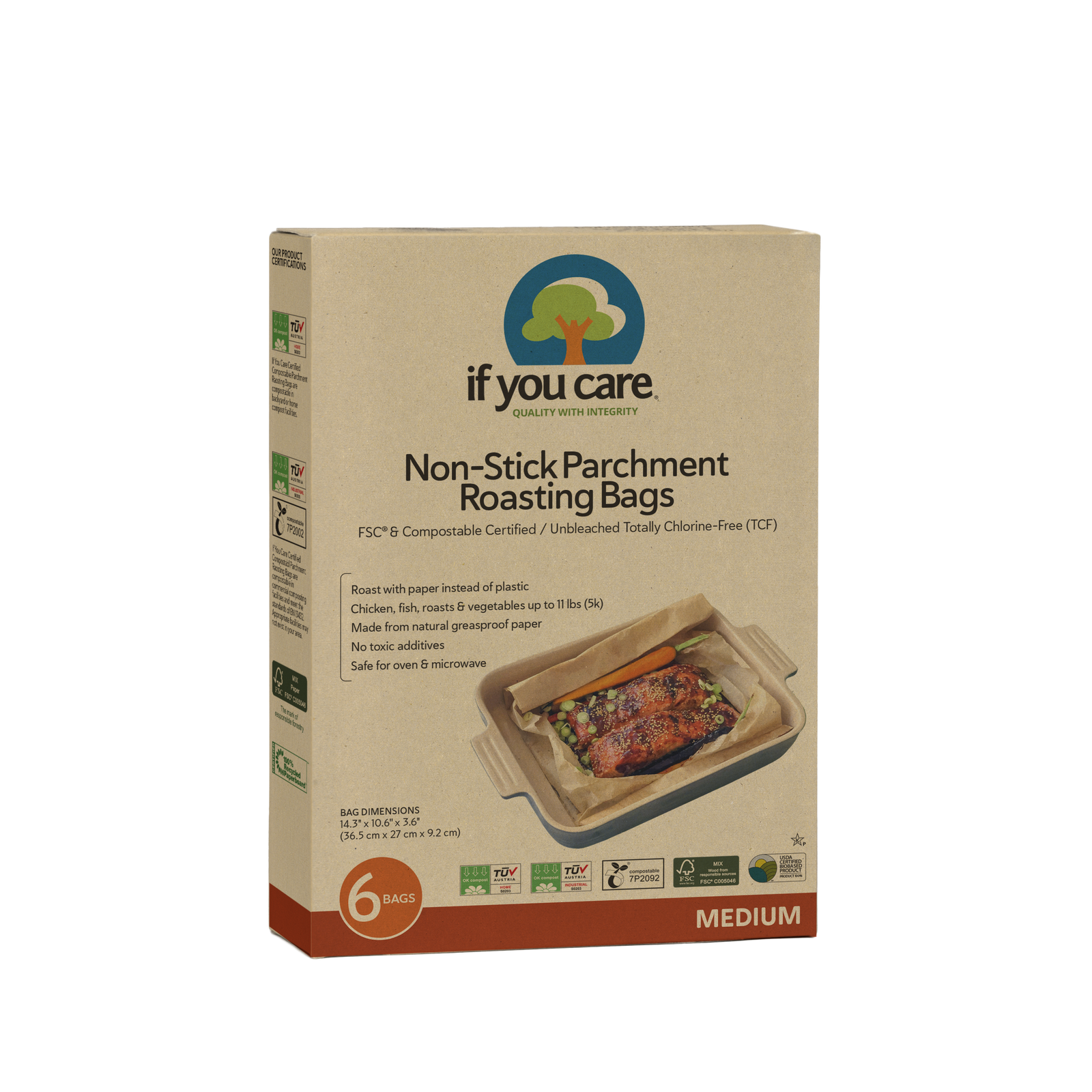 Non-Stick Parchment Roasting Bags - Medium