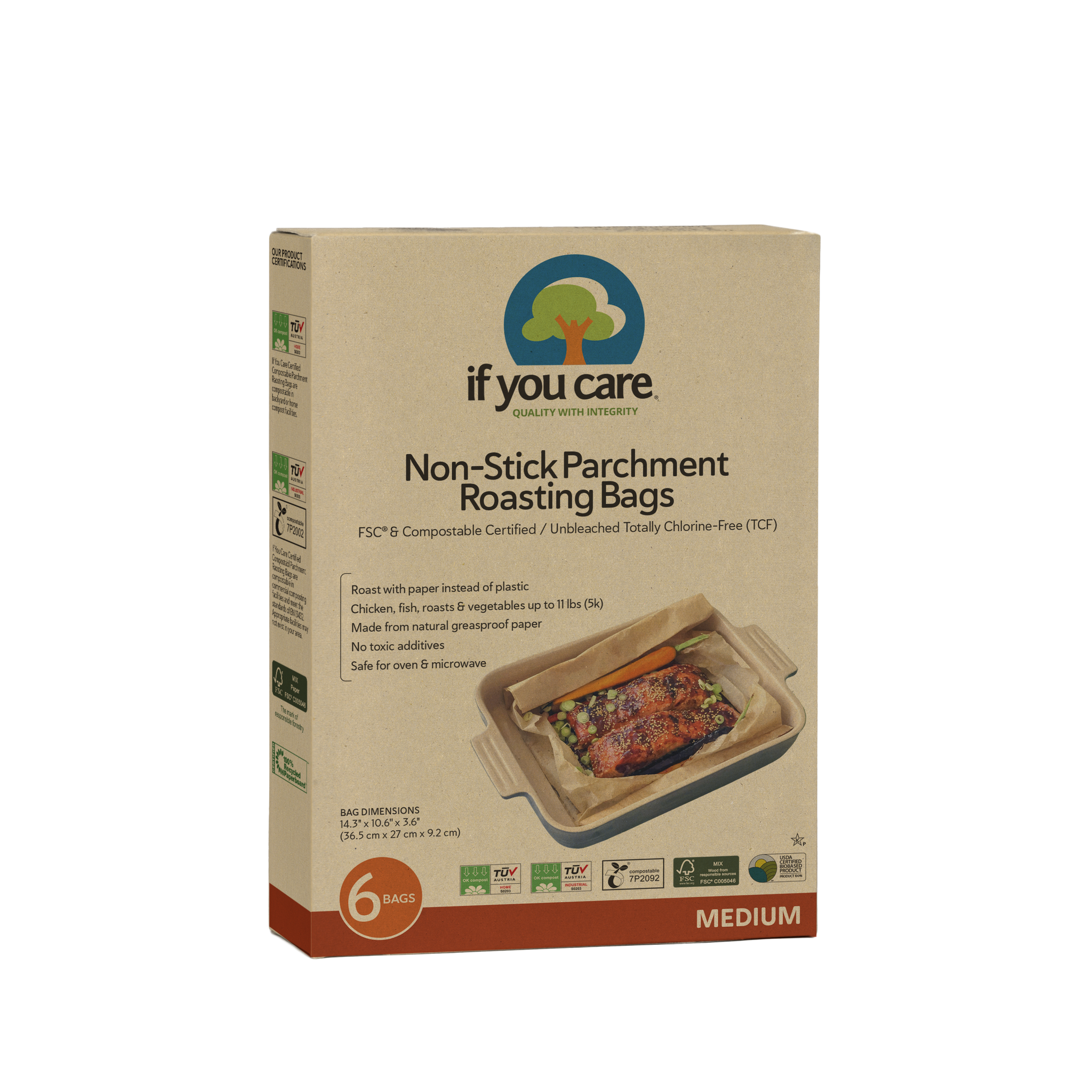 Non-Stick Parchment Roasting Bags - Medium
